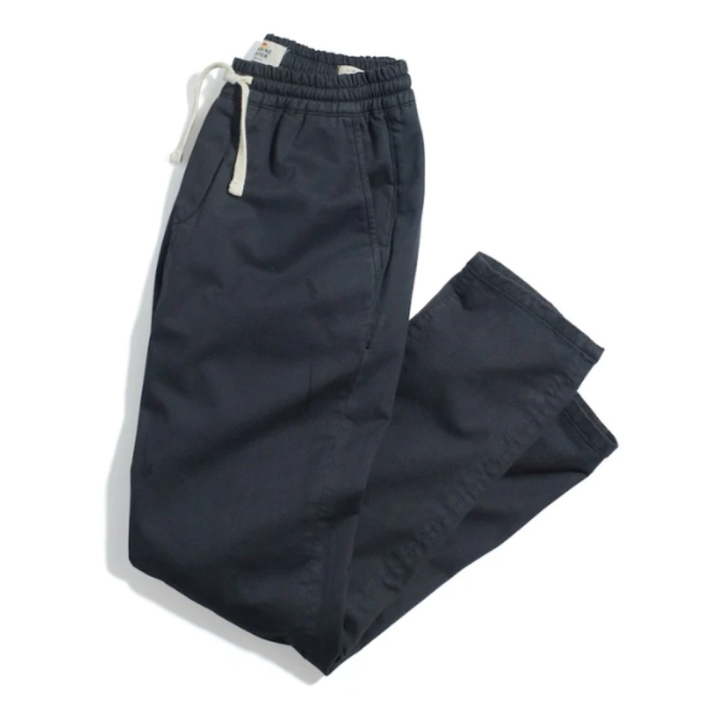Marine Layer Saturday Slim Fit Pant - Dark Blue